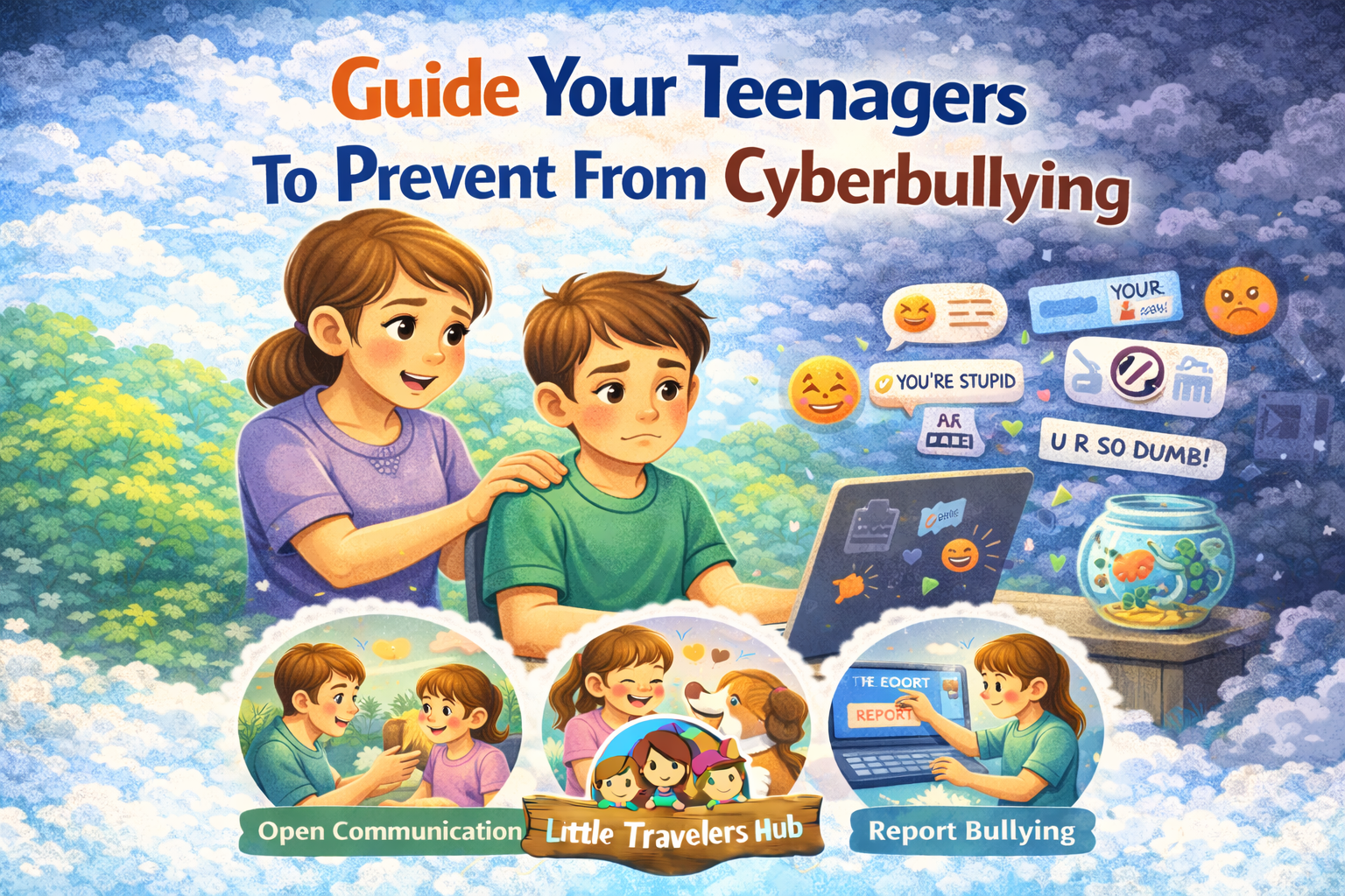 Guide Your Teenagers To Prevent From Cyberbullying 